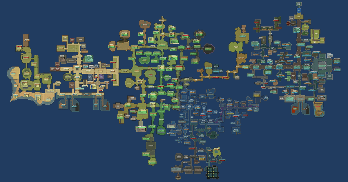 Complete World Map for Brighter Shores — Episodes: 1, 2, 3 &amp; 4